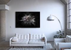 Burst II - large scale abstract photograph of caleidoscopic color explosion