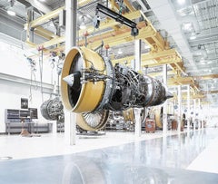 Turbine - Großformatiges Foto eines ikonischen Ortes in der Luft- und Raumfahrt