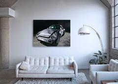 NINE-ONE-ONE (Porsche 911) - large scale studio photograph of crashed automobile