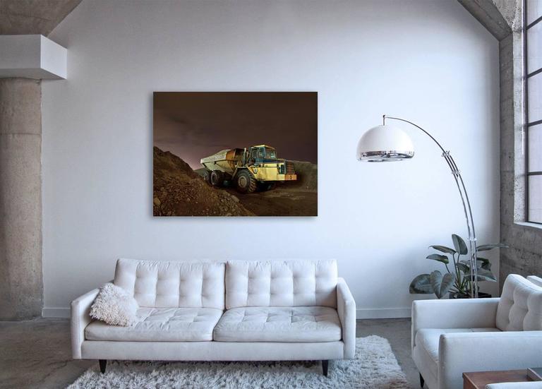 Yellow Haul - large scale photograph of iconic yellow truck - Contemporary Photograph by Erik Pawassar