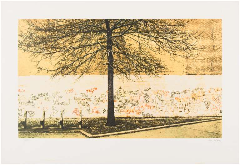 Jon Naar Landscape Photograph - 'Faith of Graffiti' #1 (126th Street & Tree) Ed. 9/250 Signed