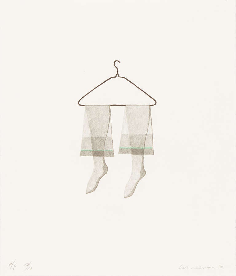 UNTITLED (HANGING TIGHTS IN GREEN) A.P. 10/10