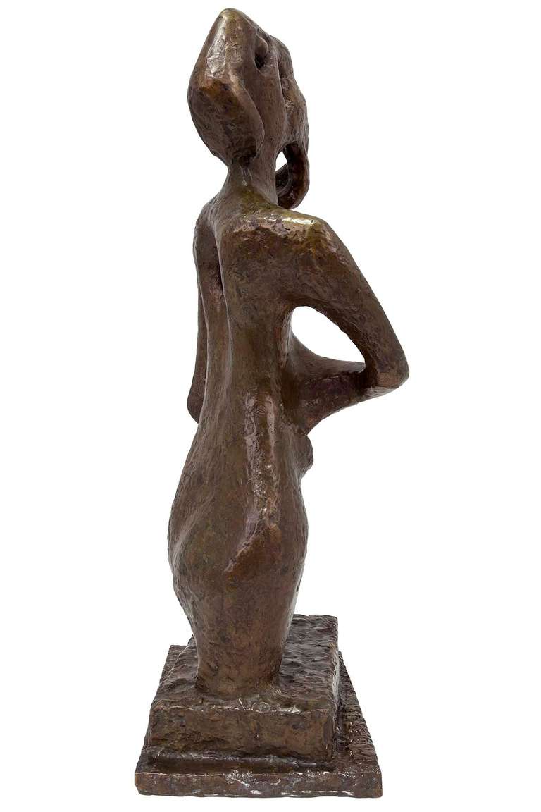 Untitled, Bronze Modernist - Surrealist Sculpture For Sale 1