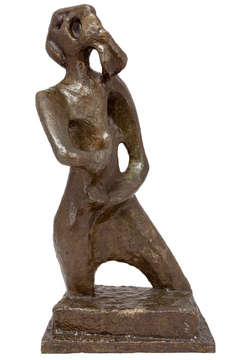 Untitled, Bronze Modernist - Surrealist Sculpture