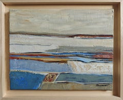 Entrelacs 4, Contemporary French Abstract Landscape Oil Painting
