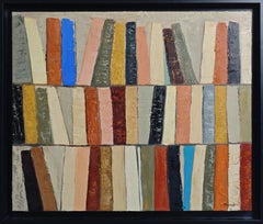 Atelier des reliures Abstract library, Books, Oil paint, Contemporary, Geometric