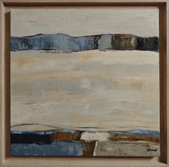 “Latitude Blanche”, Paesaggio astratto francese, Olio su tela di lino, 2026