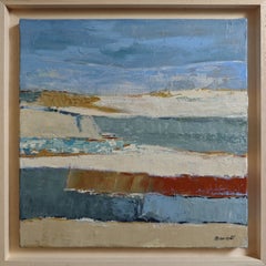 “Fusion des éléments II” French Contemporary Abstract Landscape, Sophie Dumont