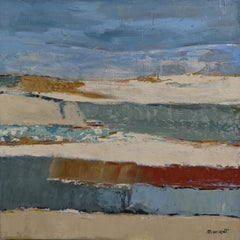 “Fusion des éléments II” French Contemporary Abstract Landscape, Sophie Dumont