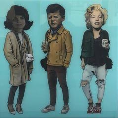 Jackie Kennedy, JFK, and Marilyn Monroe