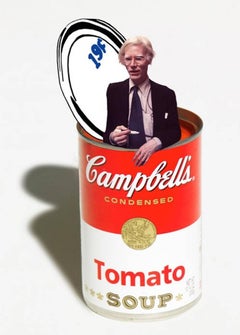 Vintage Andy Warhol Tomato Soup Can, 1977