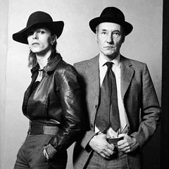 David Bowie & William Burroughs by Terry O'Neill, 1974
