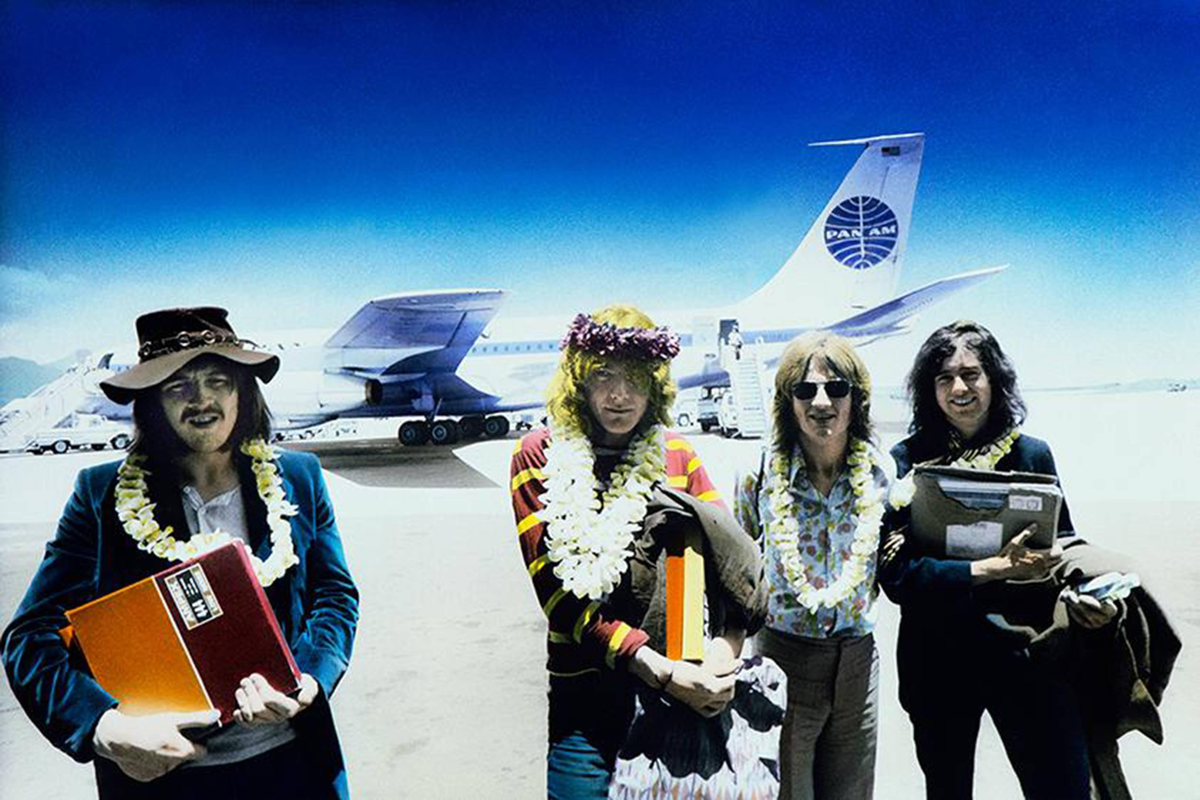Robert Knight Color Photograph - Led Zeppelin, Honolulu Airport 