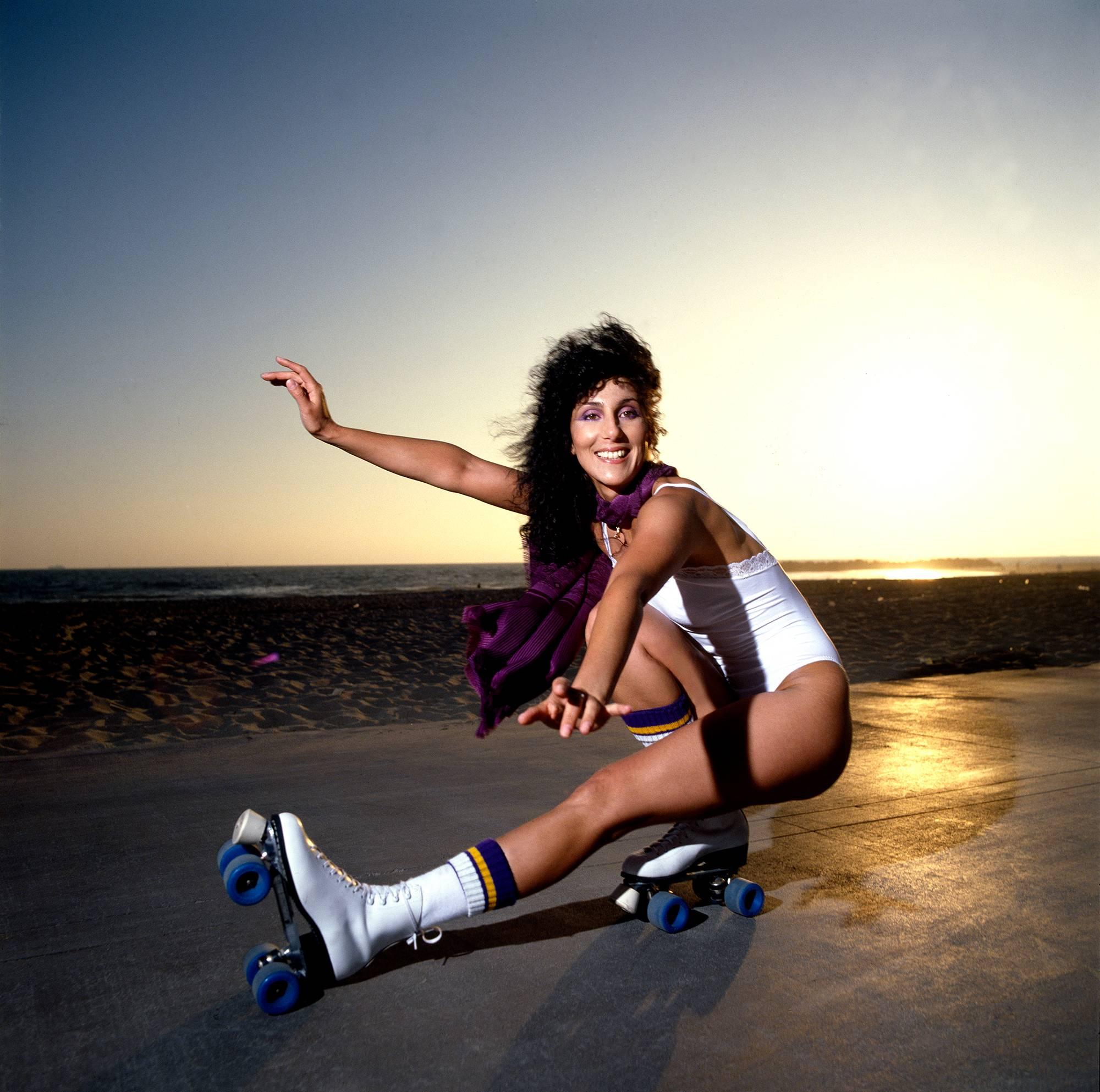 Douglas Kirkland Portrait Photograph - Cher - Venice Beach CA 1979
