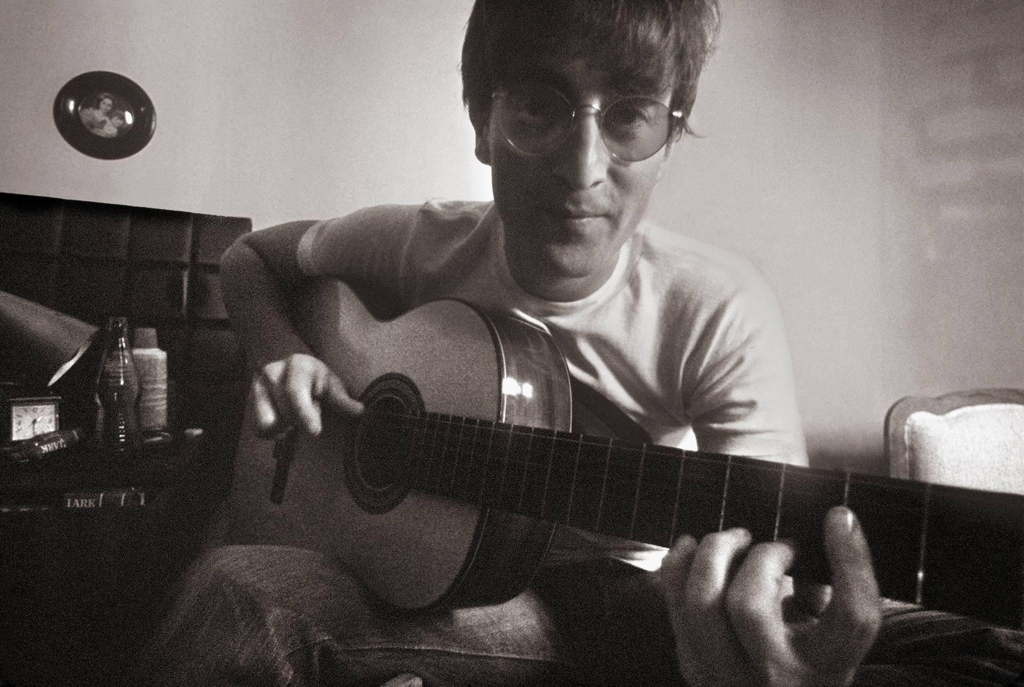 Douglas Kirkland Portrait Photograph - John Lennon 1966