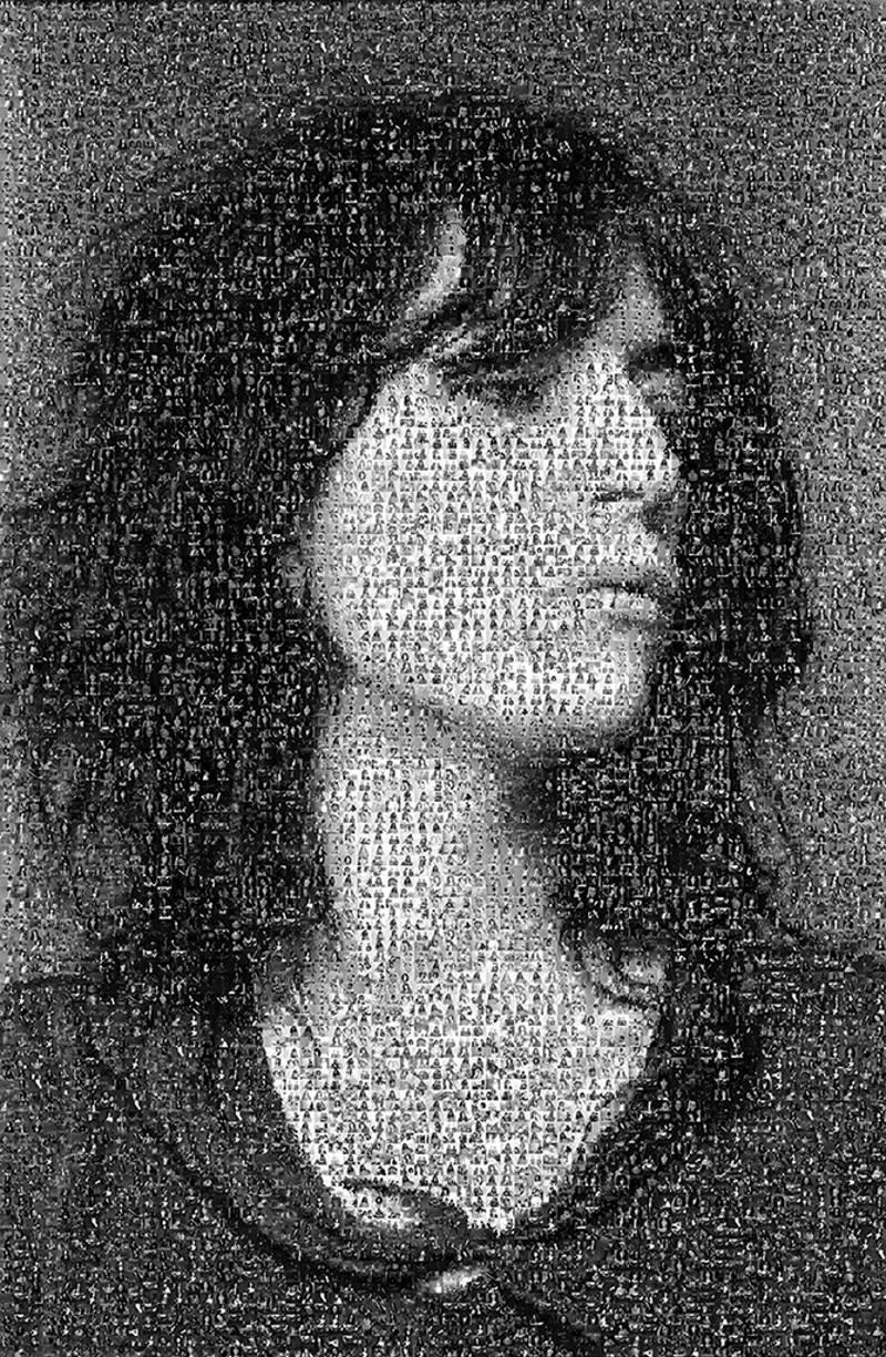 Lynn Goldsmith Portrait Photograph - Patti Smith - Rock Mosiac