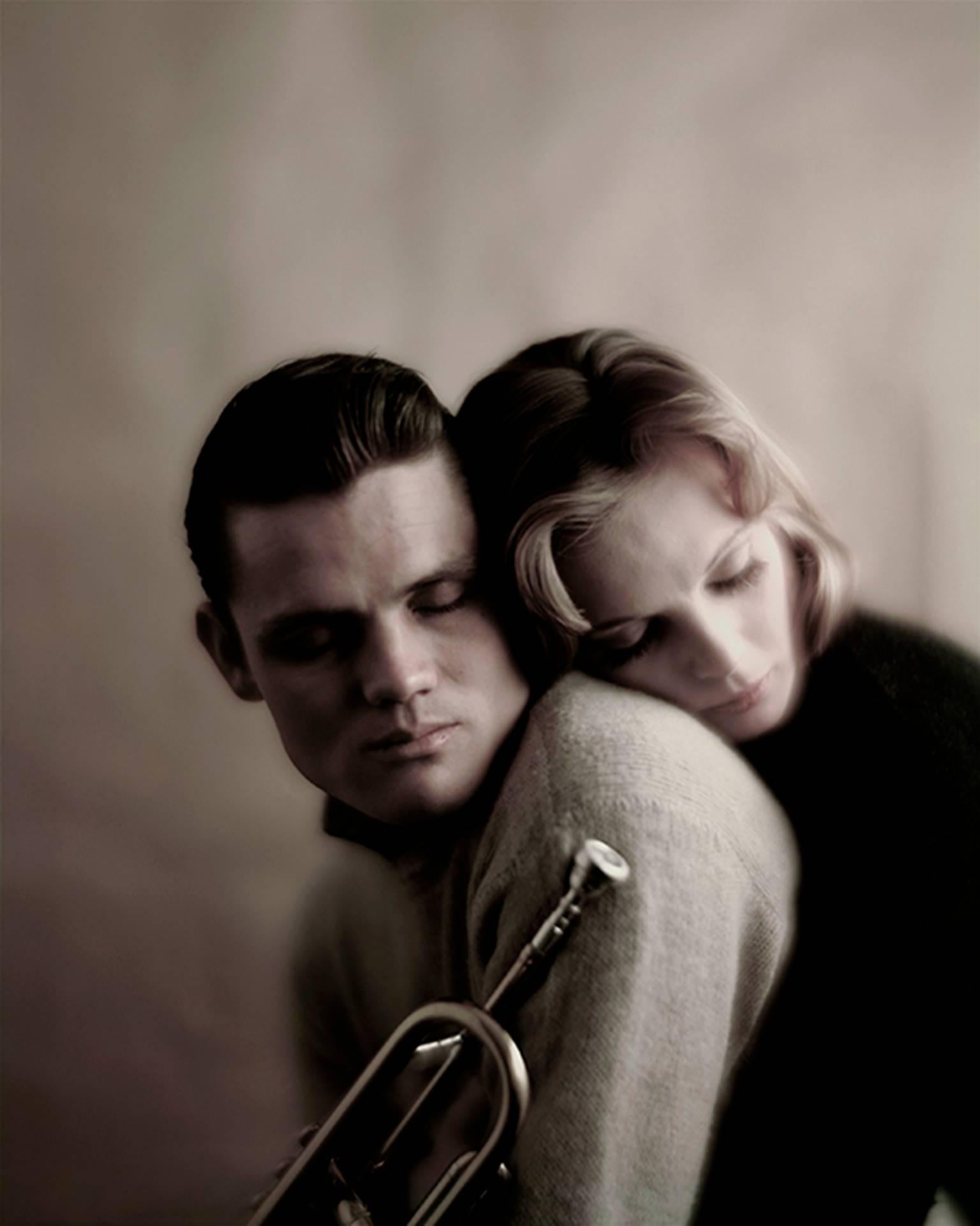 Melvin Sokolsky Portrait Photograph - Chet Baker and Wally Coover 