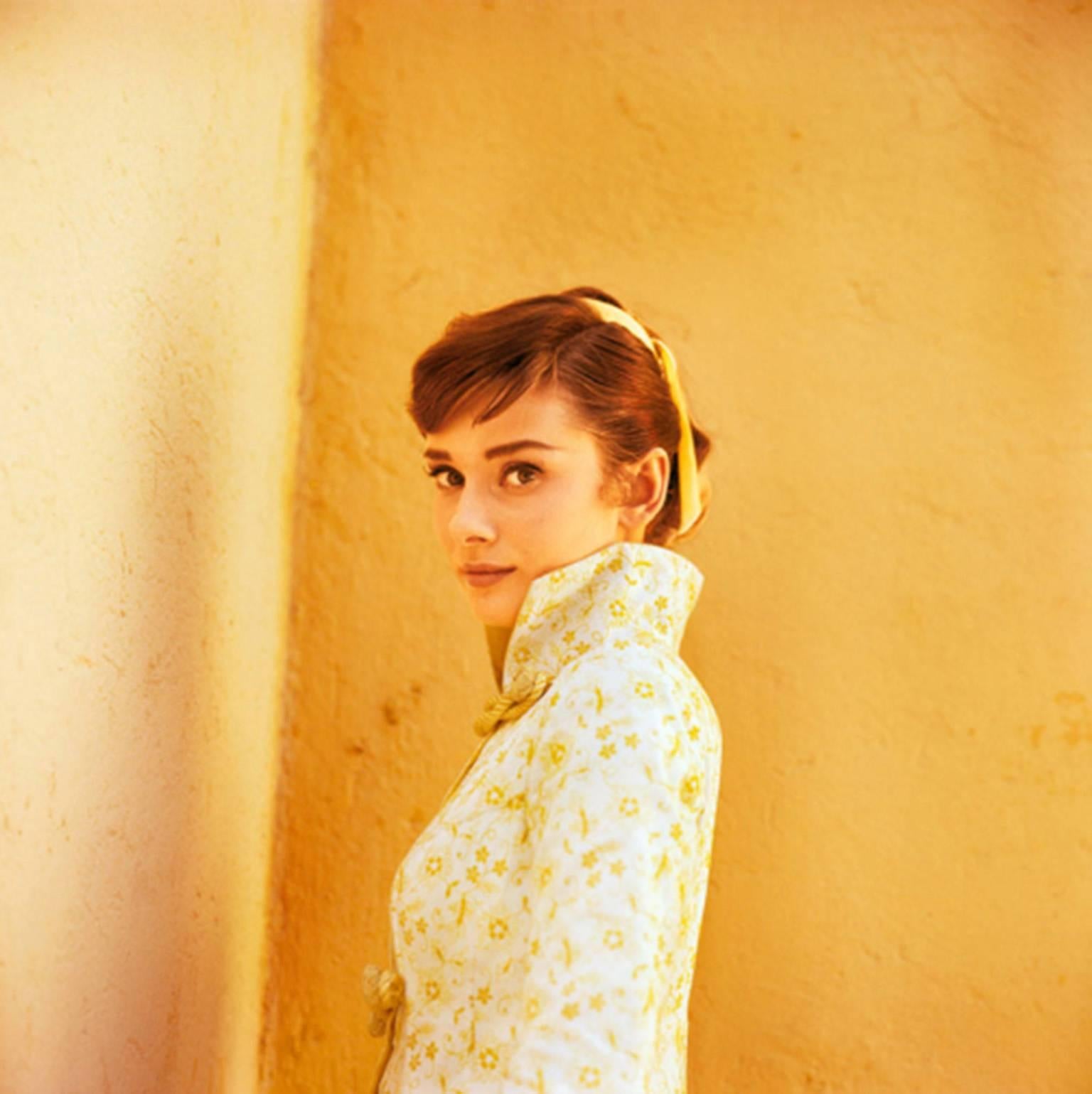 Milton Greene Portrait Photograph - Audrey Hepburn, 1955