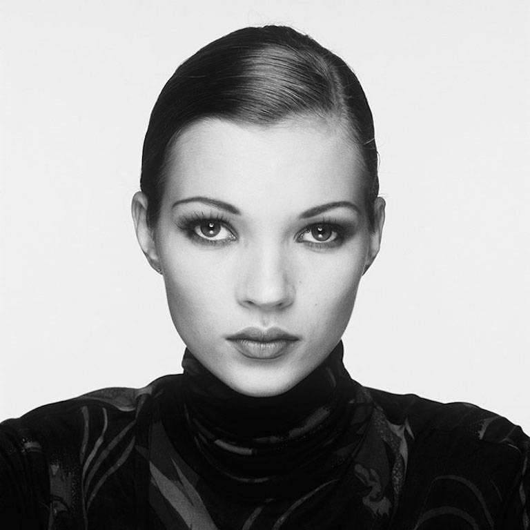 Kate Moss Portrait 1993, Signed by Kate Moss & Terry O'Neill