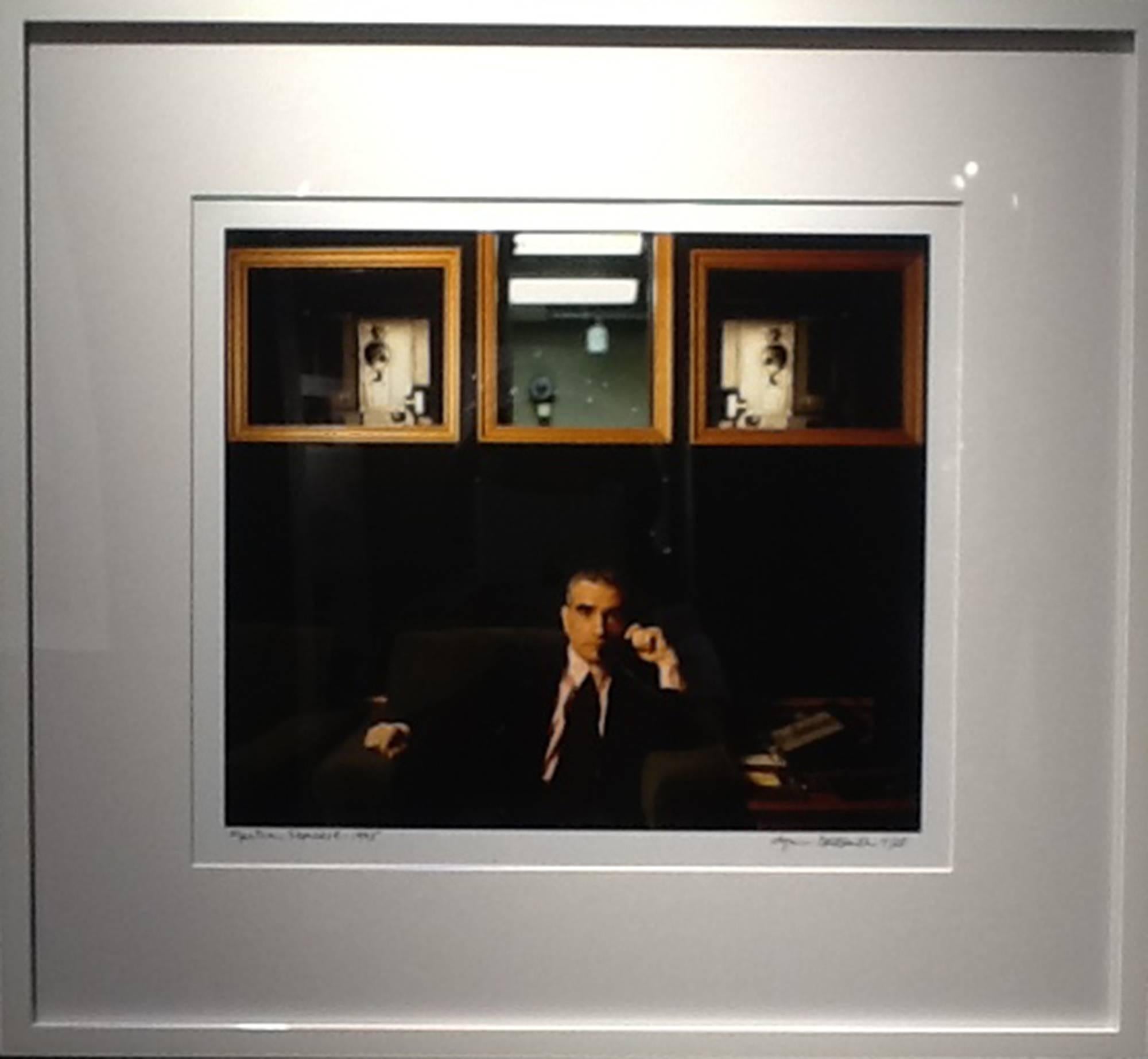 Lynn Goldsmith Portrait Photograph - Martin Scorsese, Screening Room