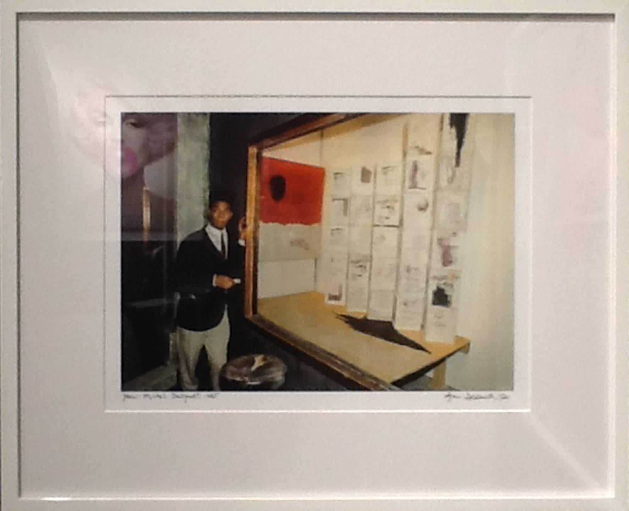 Lynn Goldsmith Color Photograph – Der Area Nightclub von Jean-Michel Basquiat, NYC, 1985