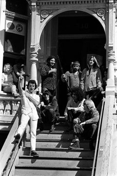 Grateful Dead on the steps