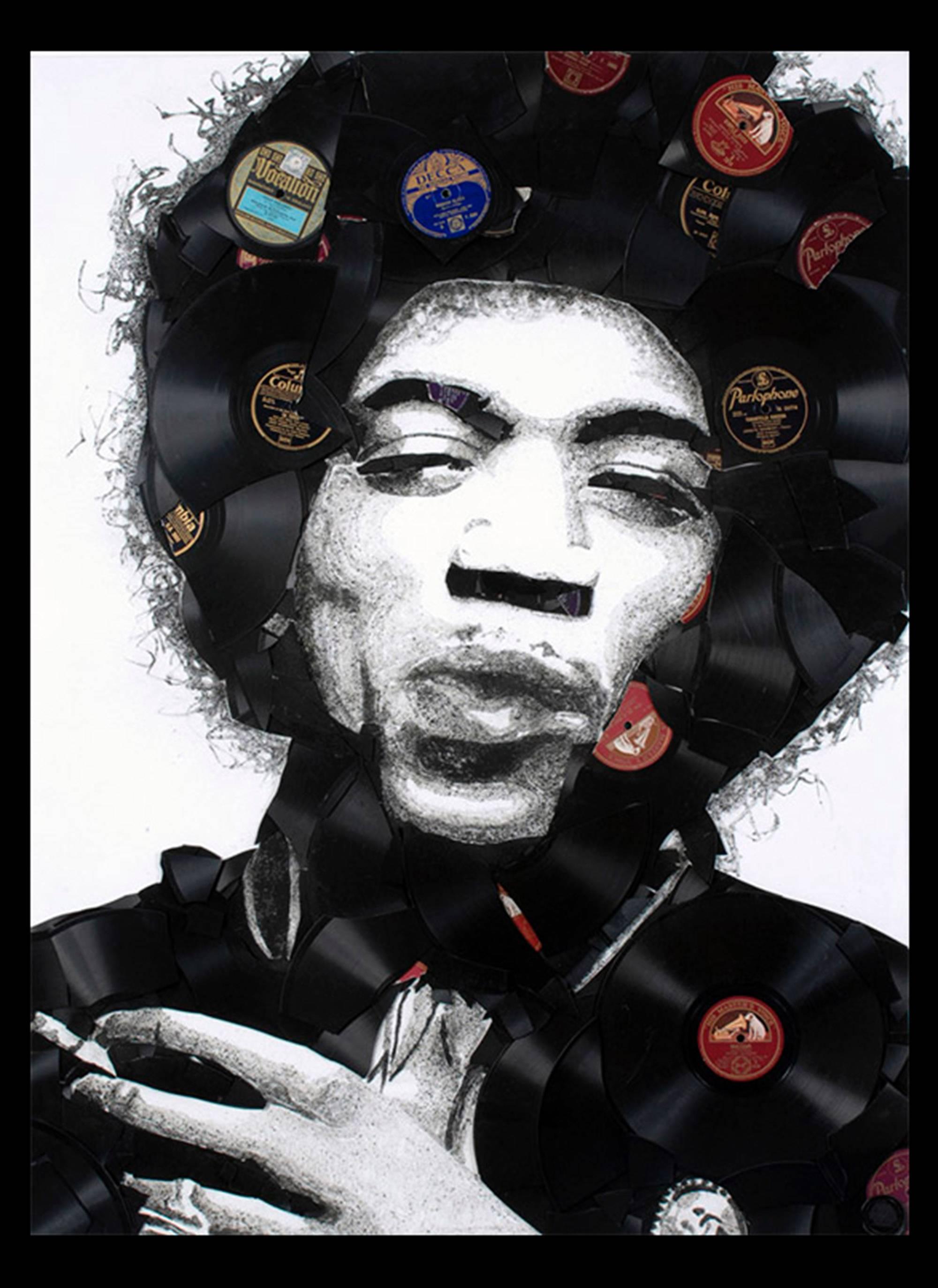 Voodoo Chile (Jimi Hendrix) - Mixed Media Art by Ben Riley