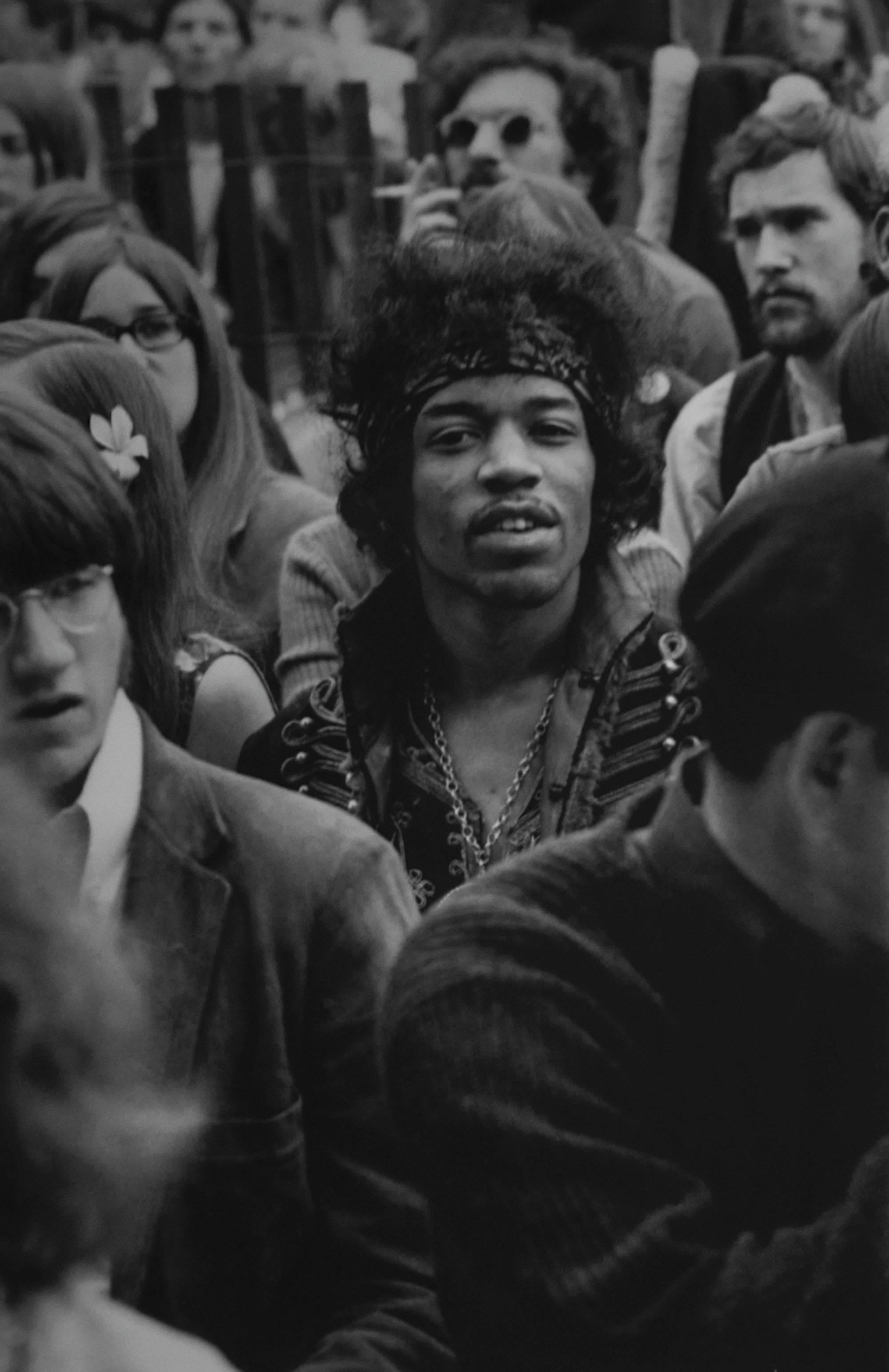 Colin Beard Black and White Photograph -  Jimi Hendrix 