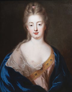 Marquise d'Espinay, 17th Century French Lady portrait by Francois de Troy