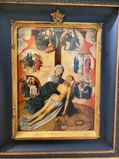 Antique End of 15 century. Flemish artist .