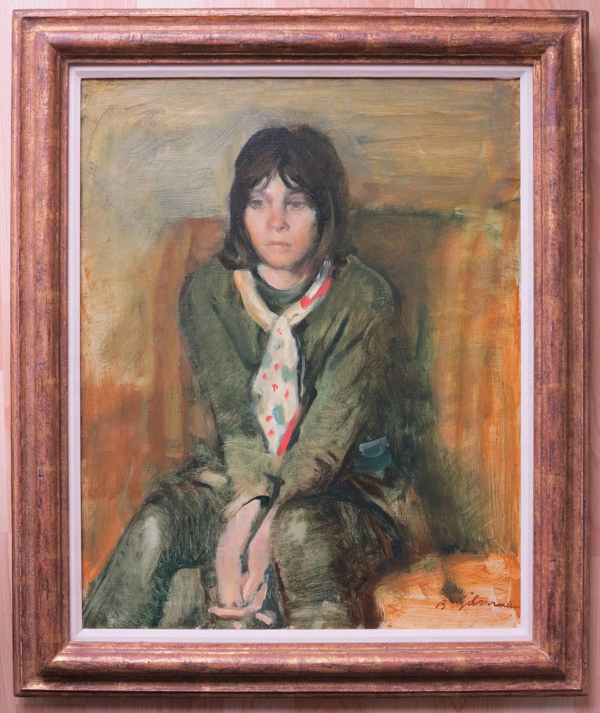 Burton Silverman Portrait Painting - Gillie