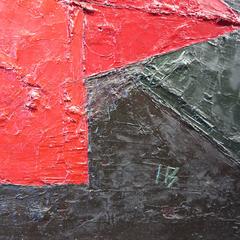 Figura Roja, Fondo Verde