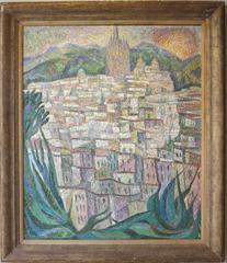 Vue de San Miguel de Allende (peinture de paysage du Mexique)