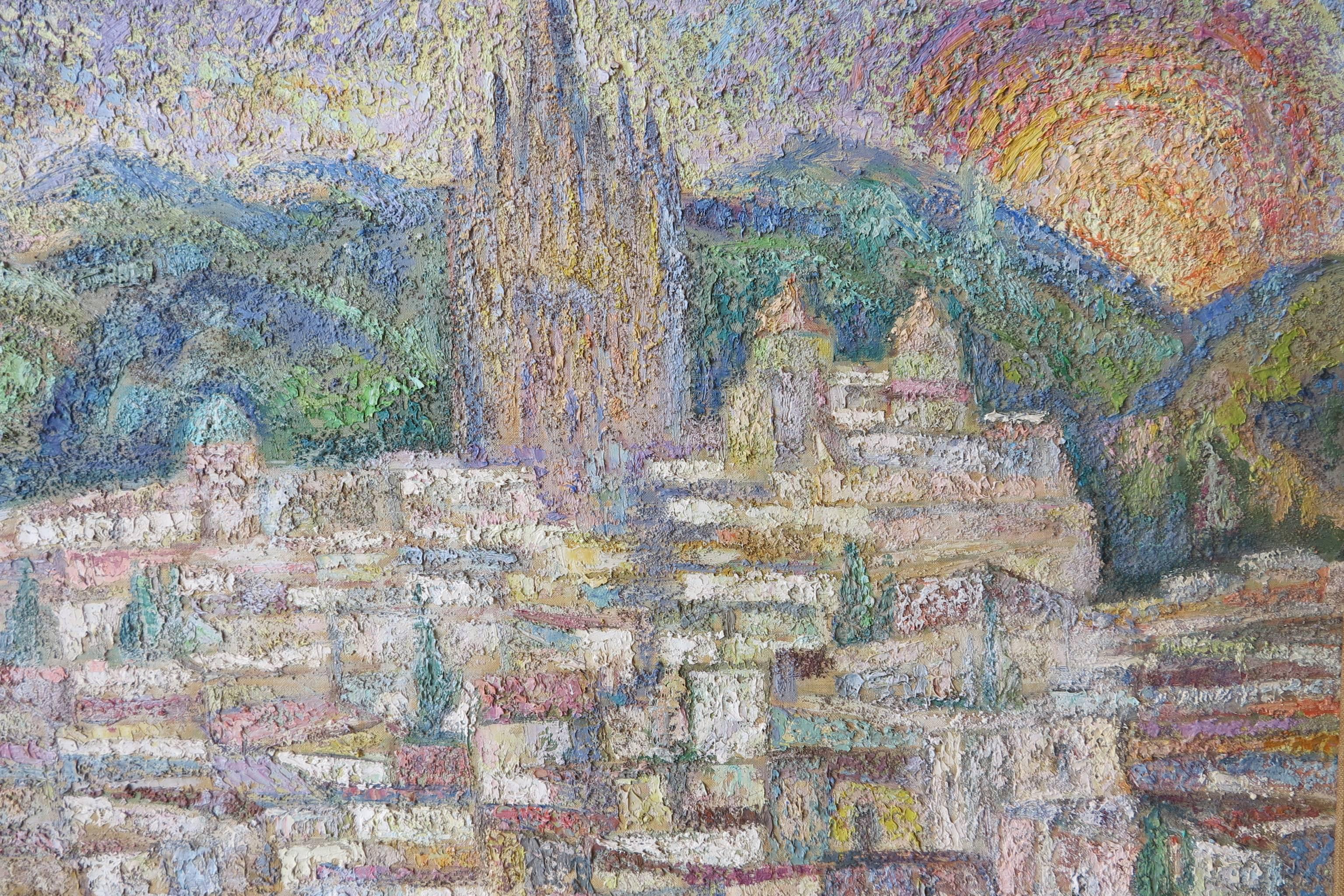 mexico cityscape painting