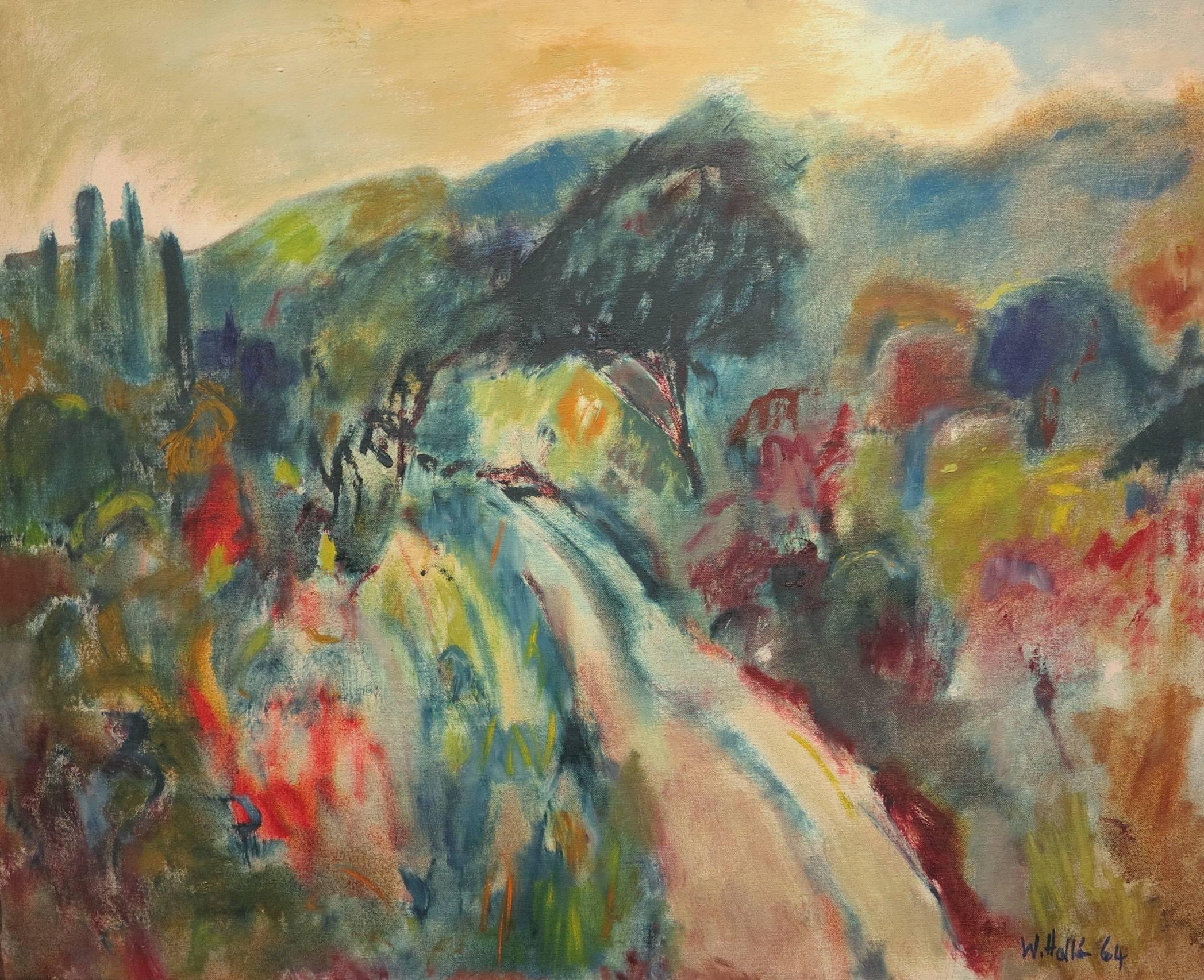 William Halle Landscape Painting - The Bridle Path