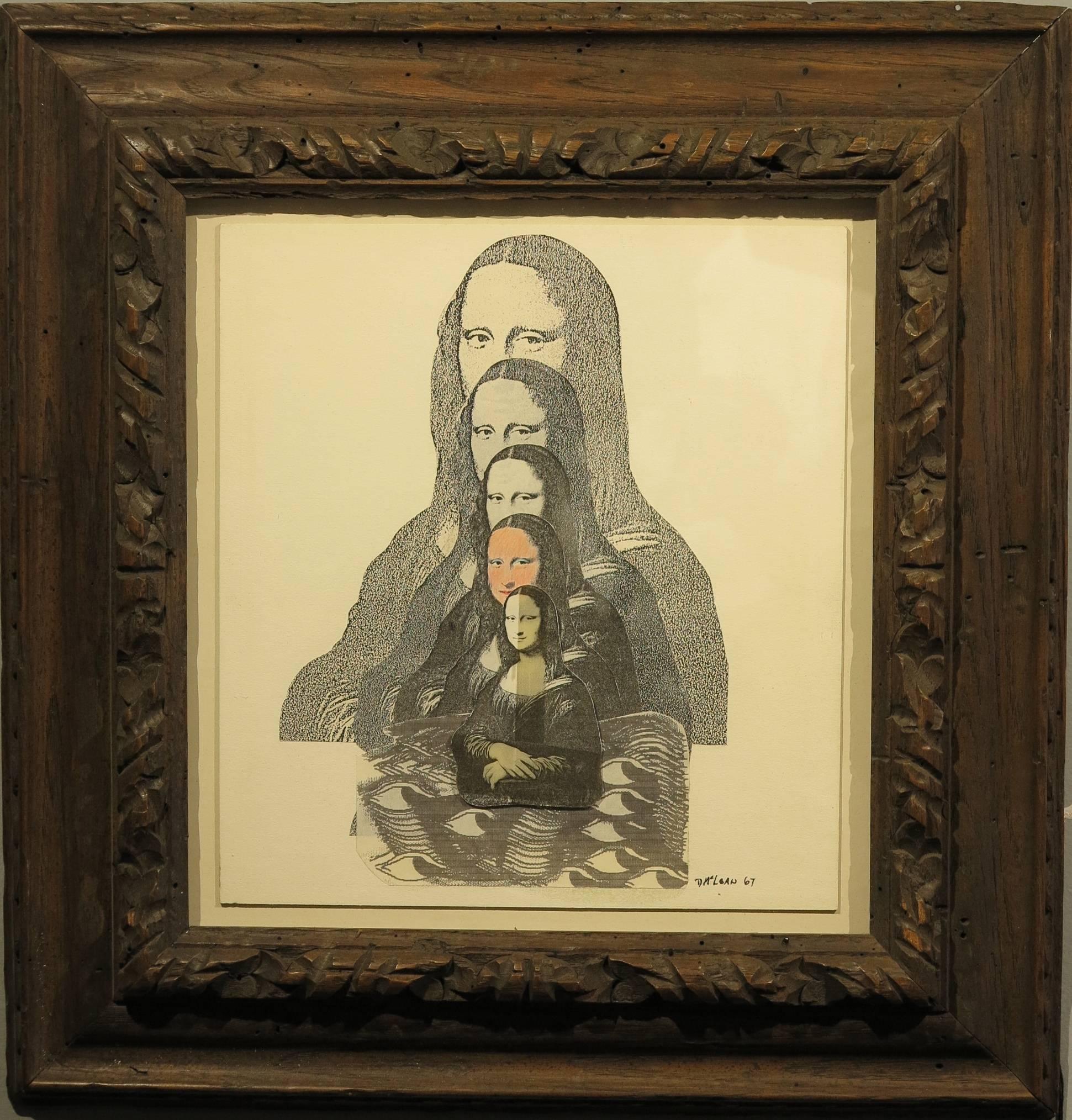 Mona Lisa - Mixed Media Art by Desmond McLean