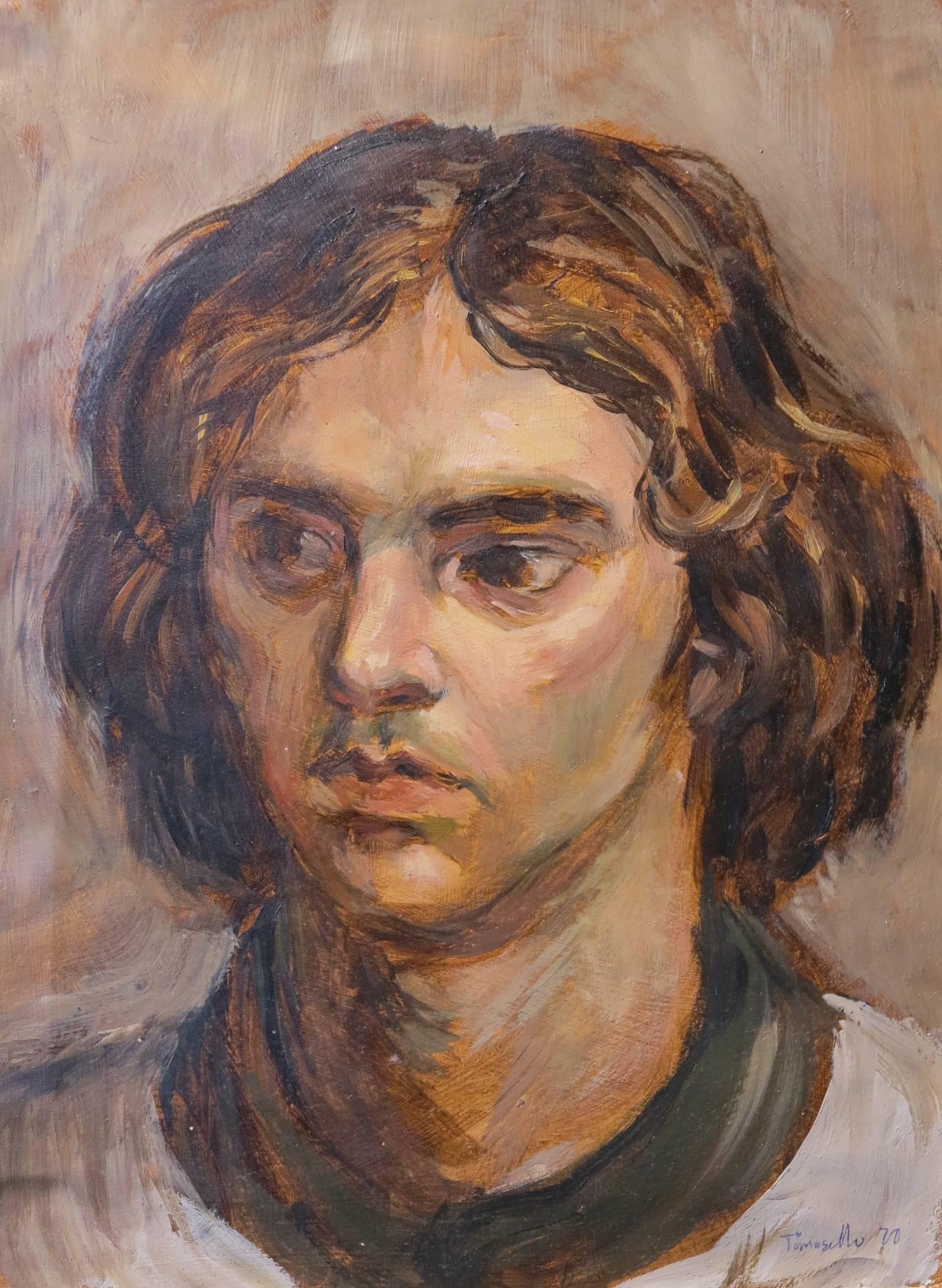 Vito Tomasello Portrait Painting - Portrait of a Young Man
