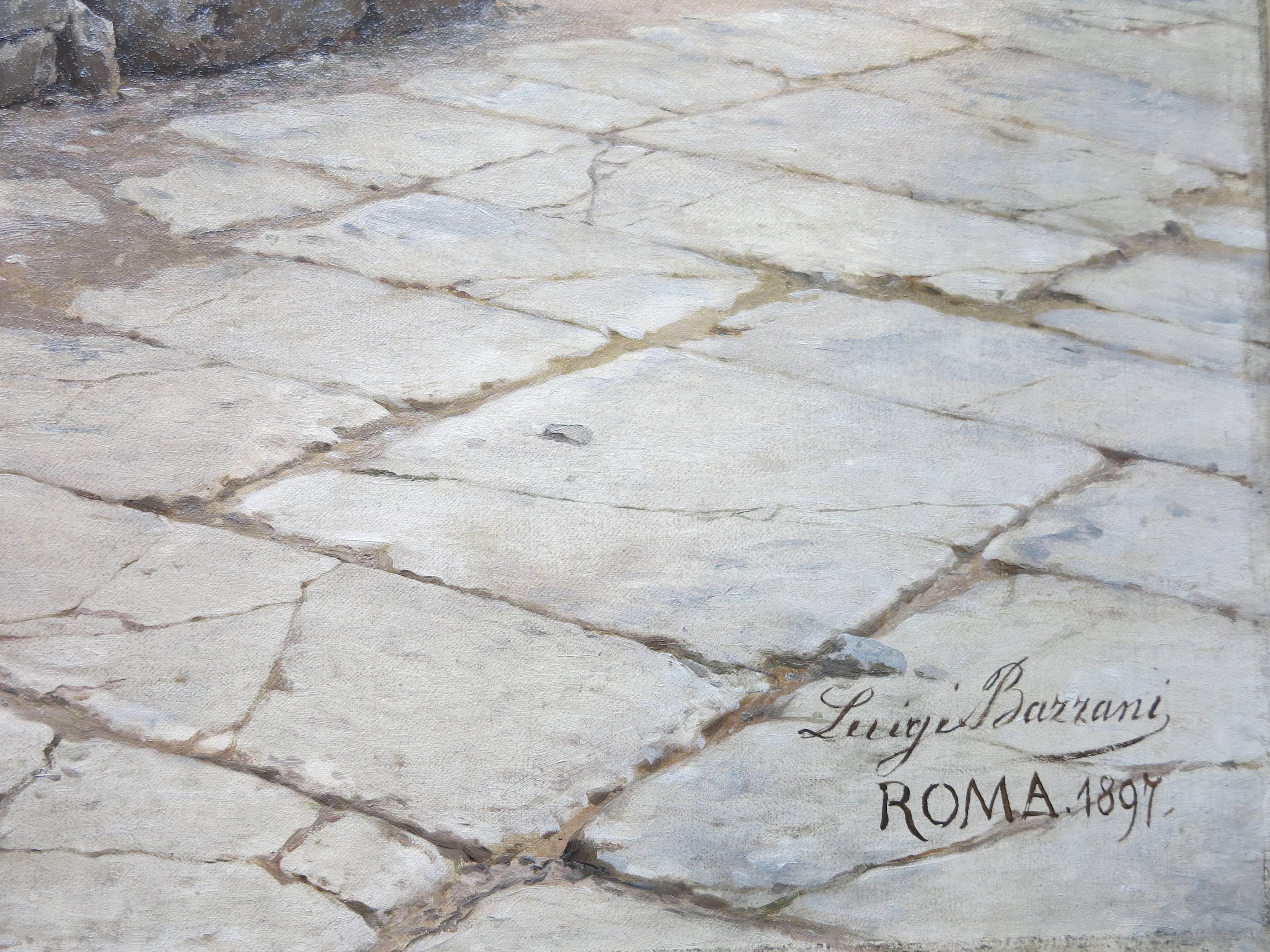 Anaglifo de Trajano en el Foro Romano (Gran Recorrido Ruinas Italianas Pintura) 4