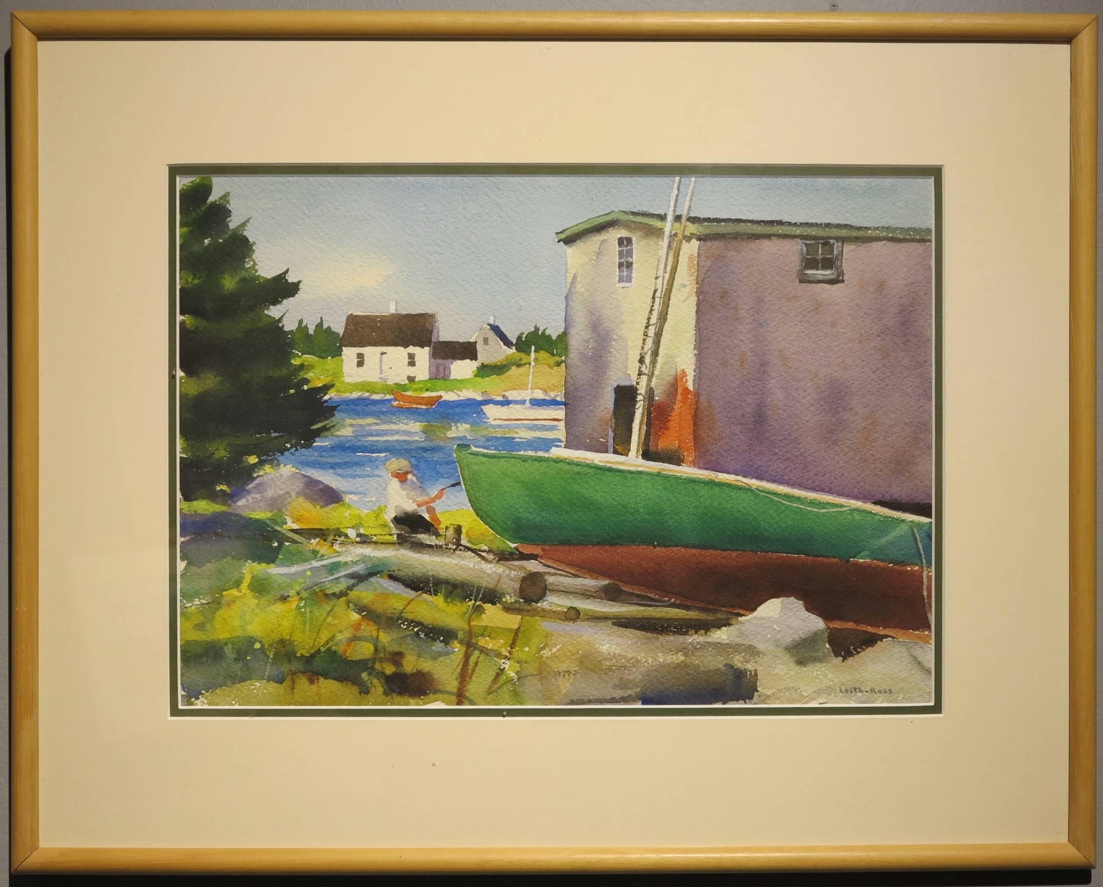 Fresh Coat, Nova Scotia  - Painting by Harry Leith-Ross