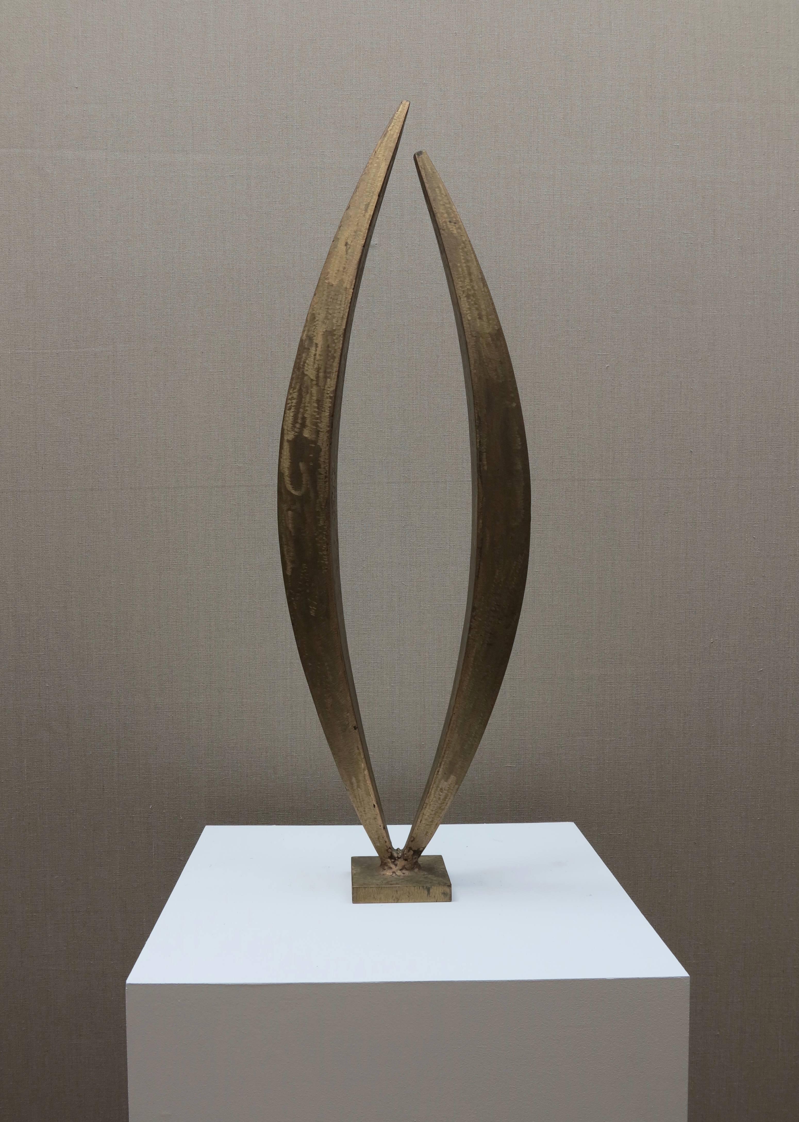 Untitled (abstract bronze sculpture) - Sculpture by Raymond Granville Barger