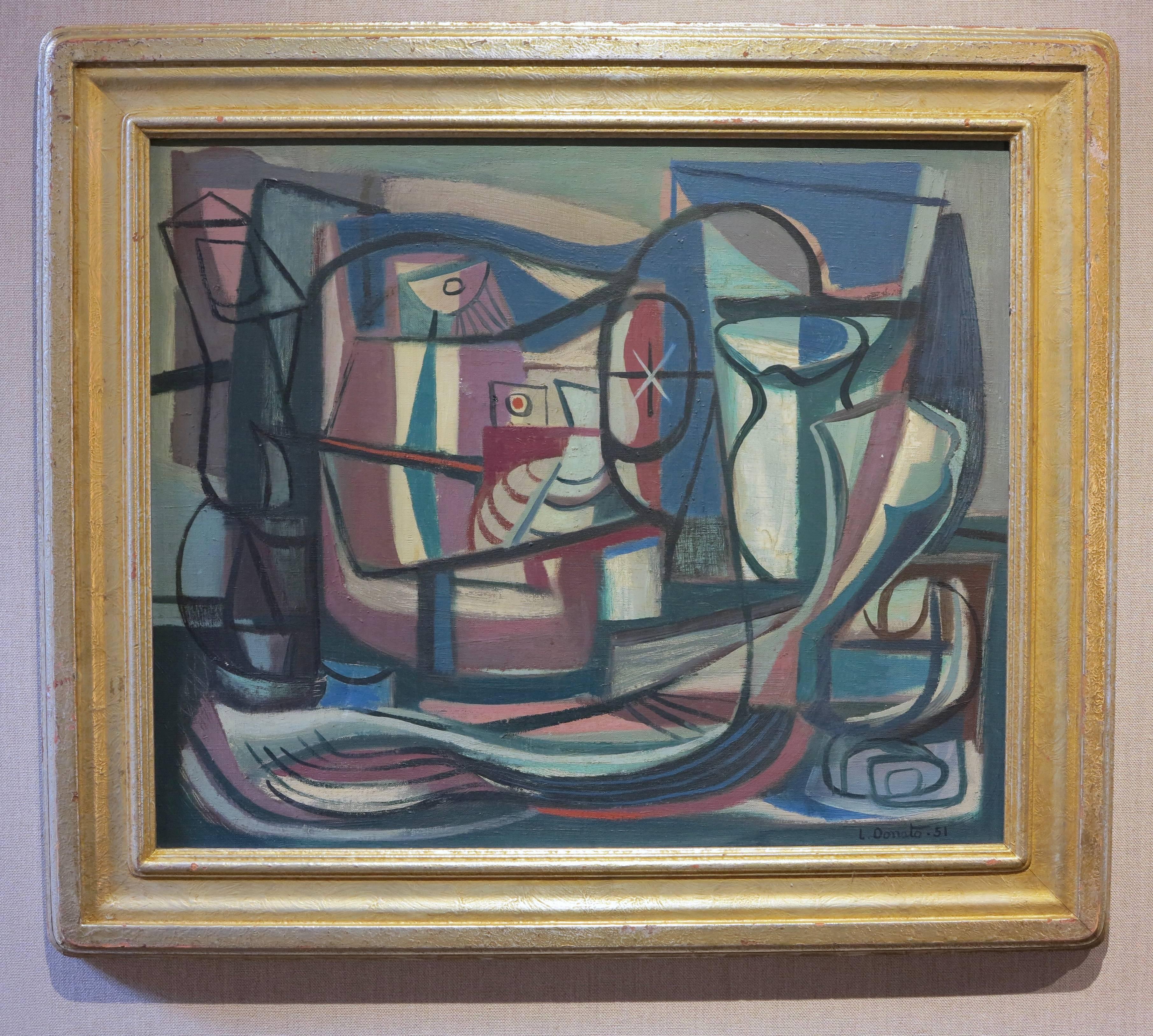 Cubist Still Life - Painting by Louis Donato