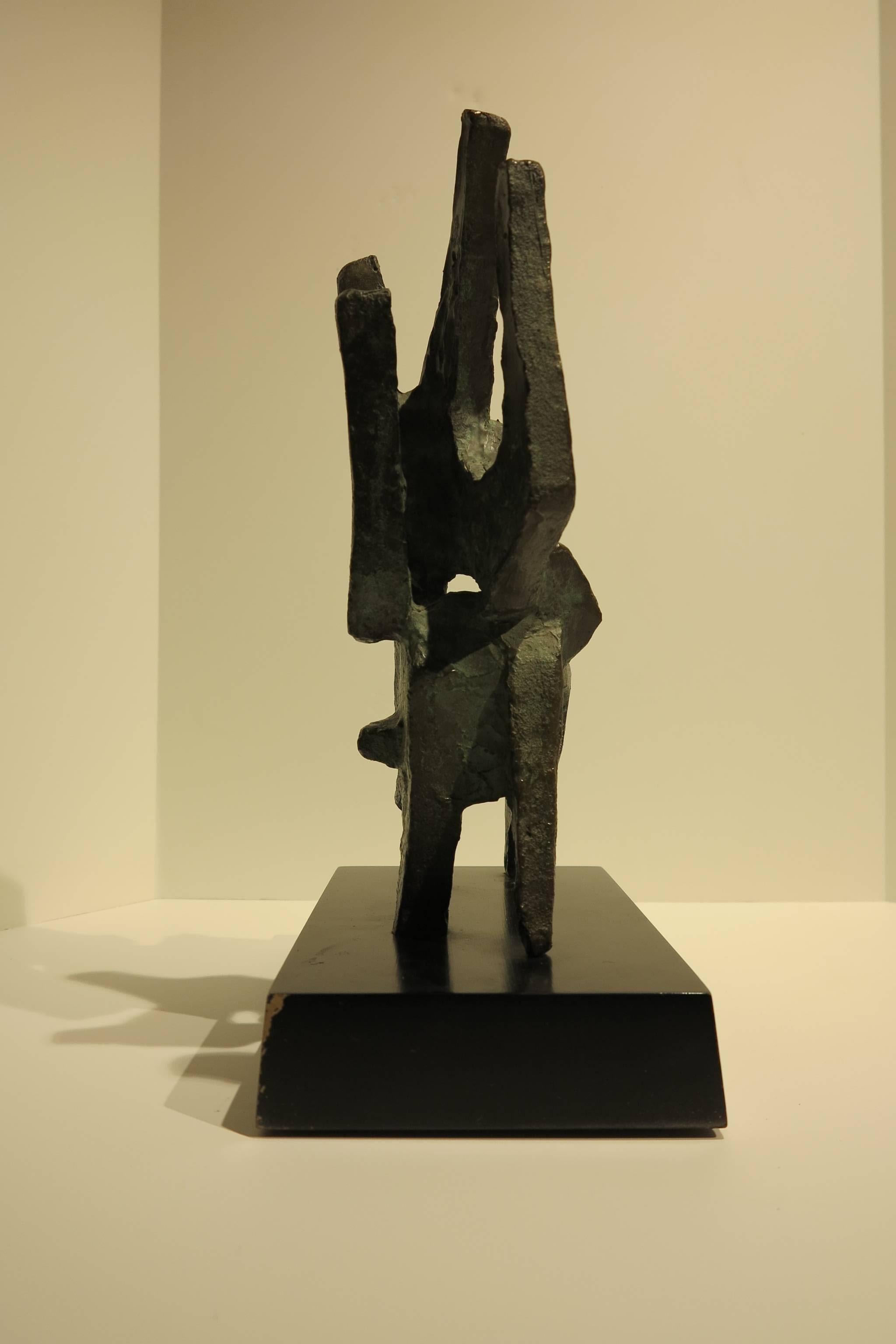Untitled (Abstract Expressionist Bronze modernist sculpture) 2