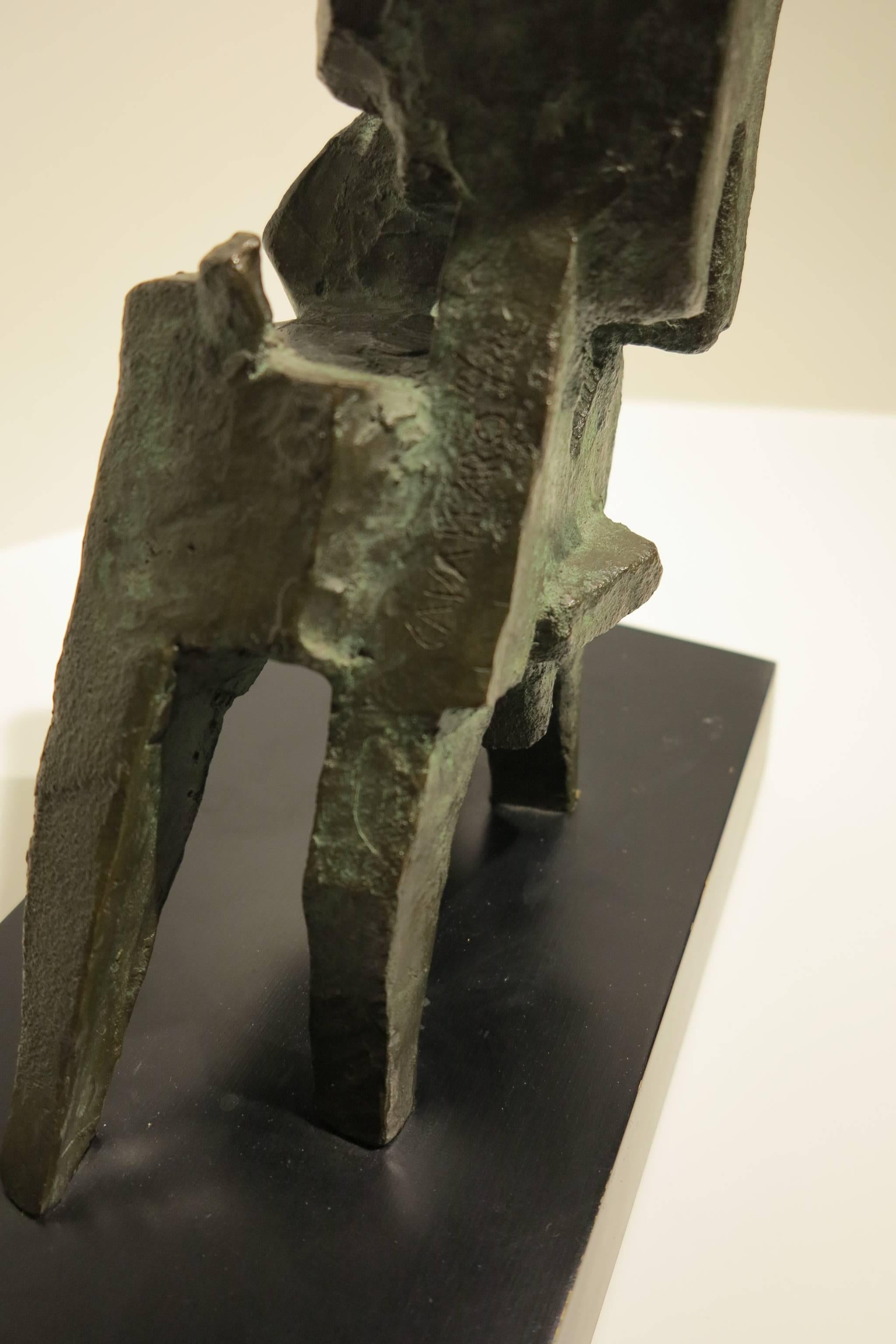 Untitled (Abstract Expressionist Bronze modernist sculpture) 3
