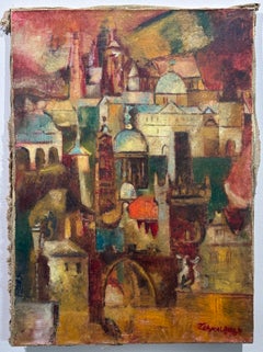 Cubist Czech Architecture Cityscape