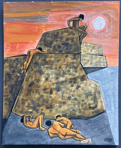 « Rock Climbers » (artiste moderniste sud-africain)