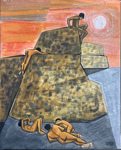 « Rock Climbers » (artiste moderniste sud-africain)