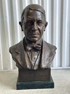 Busto in bronzo raffigurante Paul G. Brown