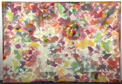 Ohne Titel (Großes abstrakt-expressionistisches Gemälde einer Künstlerin aus Miami)
