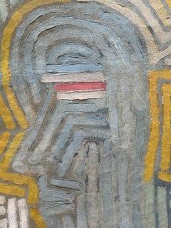 Abstract Head in Profile
