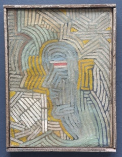 Abstract Head in Profile